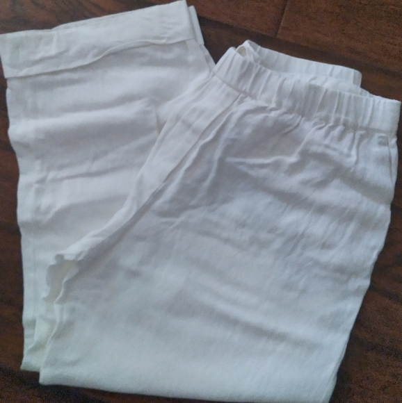 Jil Sander White Linen Pants (38) - Picture 3 of 15